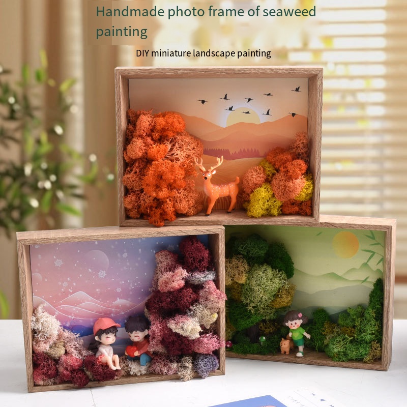 Seaweed Art DIY Kit - 3D Frame - Plant Parent Gift Set ulasan dan harga