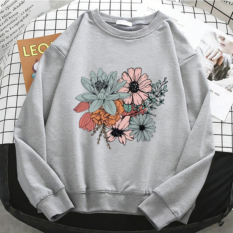 Female Graphic Flower Gothic W - Plant Parent Hoodie ulasan dan harga