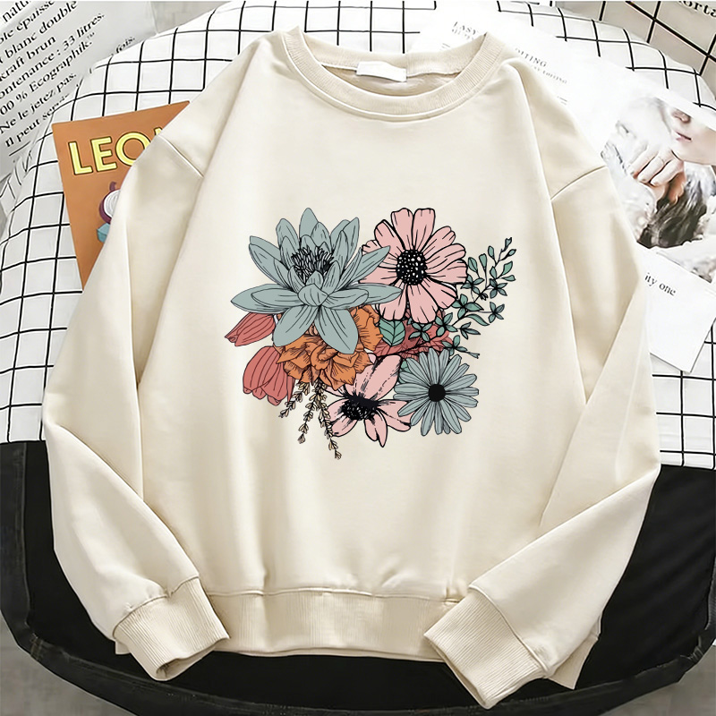 Female Graphic Flower Gothic W - Plant Parent Hoodie ulasan dan harga