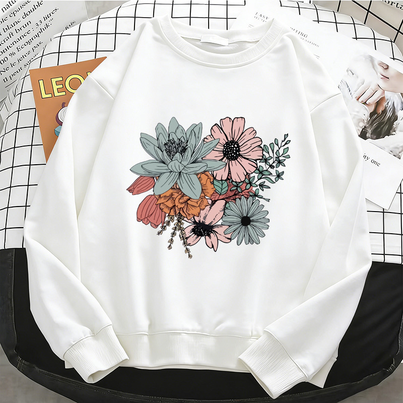 Female Graphic Flower Gothic W - Plant Parent Hoodie ulasan dan harga