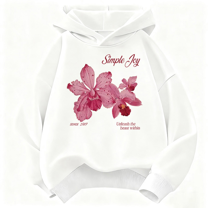 Graphic Pullover Flower Design - Plant Parent Hoodie ulasan dan harga