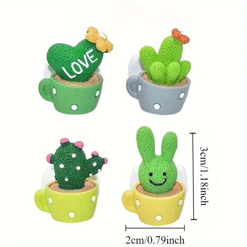 4PCS/Set Animal Cactus Small P - Cactus Mix Pot ulasan dan harga