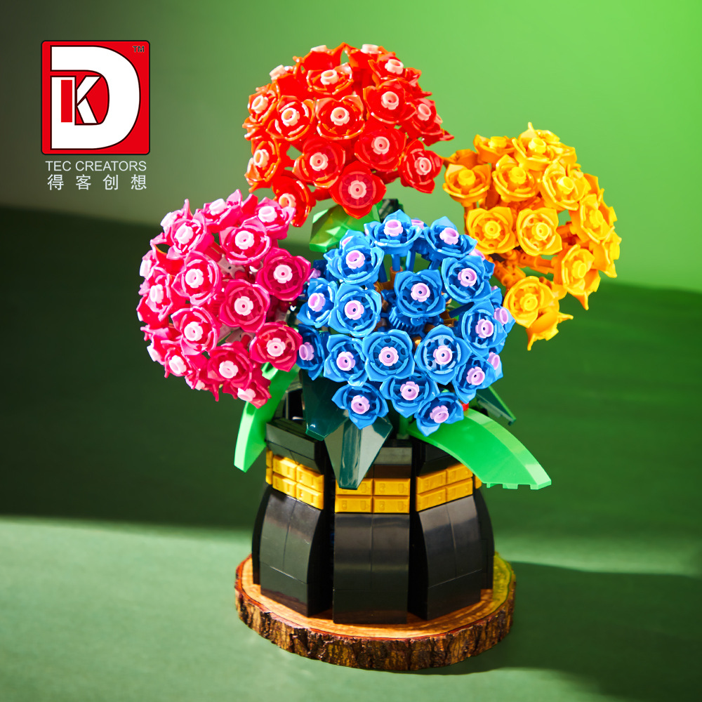 New Hydrangea Embroidery Baske - Plant Parent Gift Set ulasan dan harga