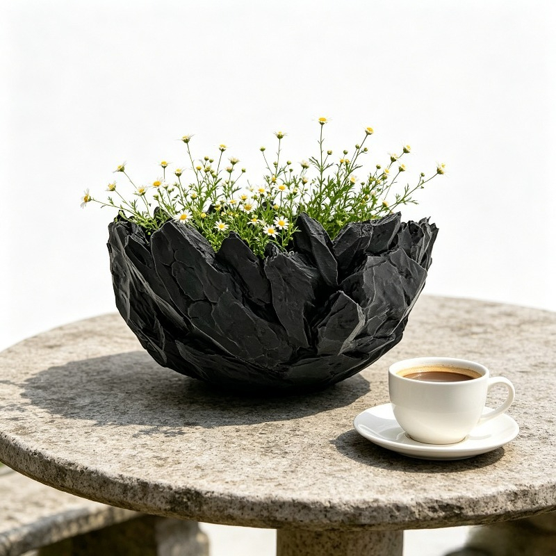 Plant Pot Large Caliber Stone  - Cactus Mix Pot ulasan dan harga