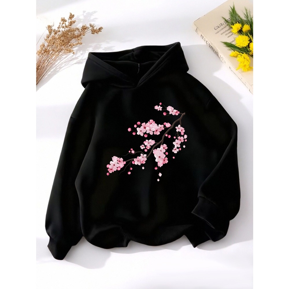 Plum Blossom Flower Branch Pri - Plant Parent Hoodie ulasan dan harga