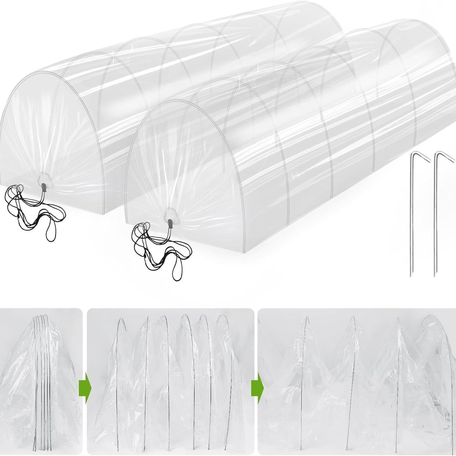 2 in 1 Greenhouse Tunnel Green - Plant Parent Kit ulasan dan harga