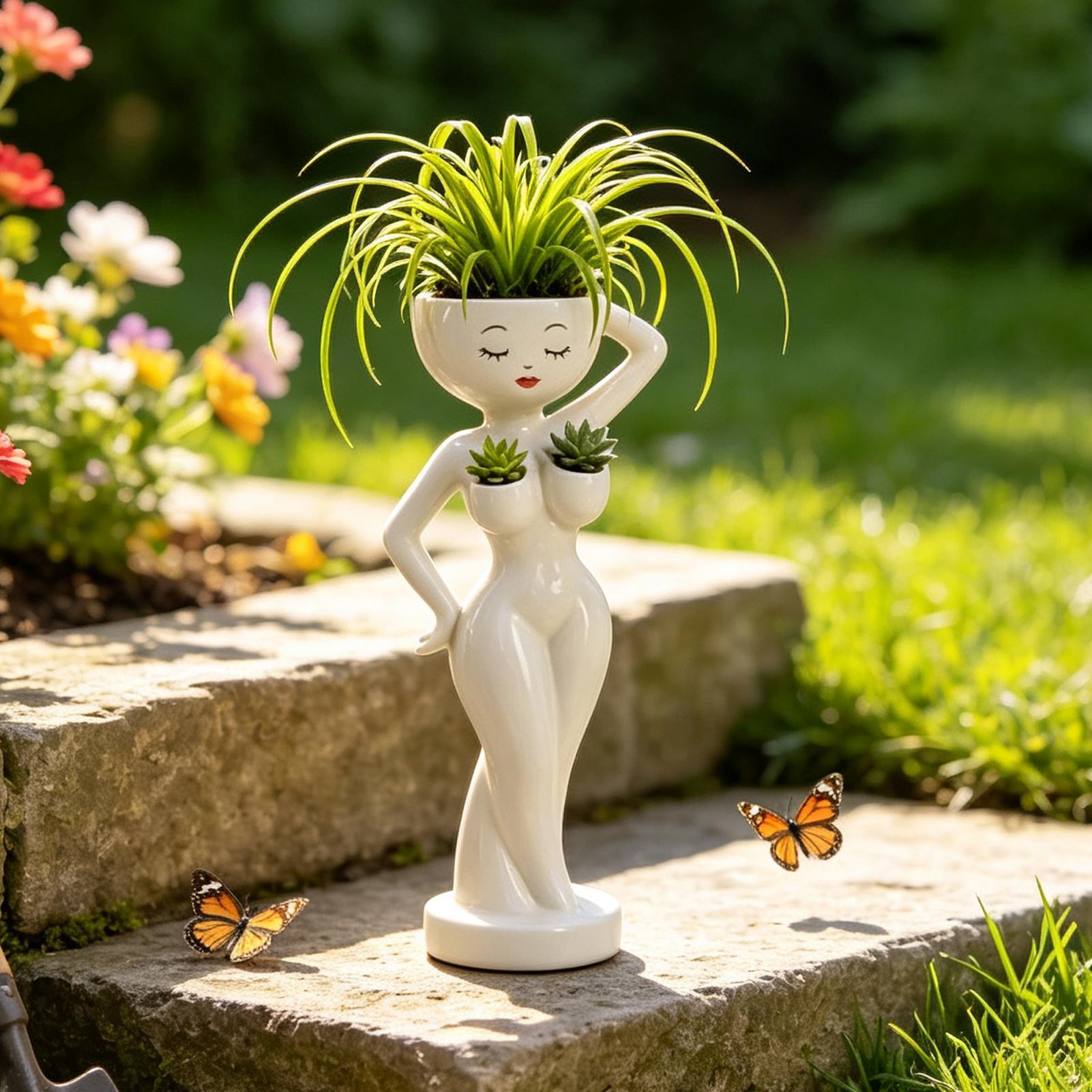 Funny Cactus Pot Female Body P - Cactus Mix Pot ulasan dan harga